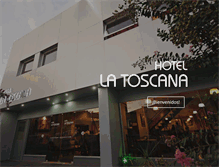 Tablet Screenshot of latoscanahotel.com.ar